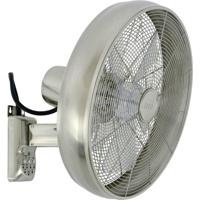 Lucci AIR BC Wandventilator 50 W (Ø x h) 410 mm x 460 mm Chroom Zwenkbaar - thumbnail