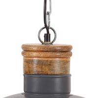 VidaXL Hanglamp industrieel e27 32 cm grijs - thumbnail