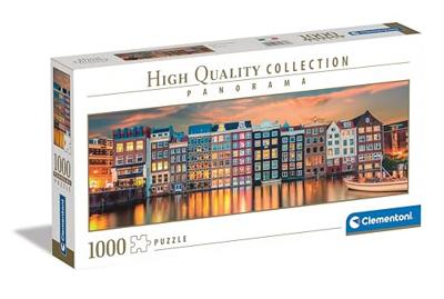 Clementoni legpuzzel panorama bright amsterdam, 1000st.