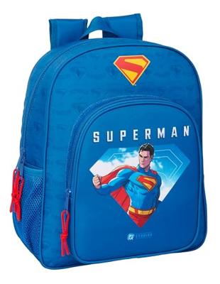 Schoolrugzak Superman Blauw 32 x 38 x 12 cm