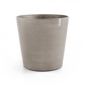Ecopots Amsterdam op wielen kunststof bloempot Taupe - Ø 75,6 cm Ecopots Amsterdam op wielen kunststof bloempot Taupe - Ø 75,6 cm