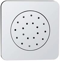 Regendoucheset Inbouw Plafond Mila 30cm Vierkant Chroom Thermostaatkraan Handdouche - thumbnail