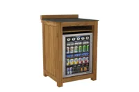 Passion Grills | Buitenkeuken Onderdeel | Milano Buitenkeukenkast voor Koelkast | 64,2 x 63 cm | Belgium Dark Grey - thumbnail