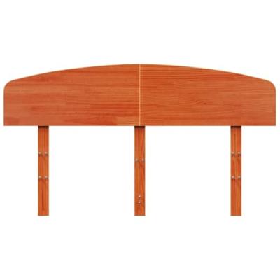 Hoofdbord 160 cm massief grenenhout wasbruin