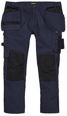 Blåkläder Werkbroek met spijkerzakken 15551860 | Donker marineblauw/Zwart | Maat C56 - 7330509590218