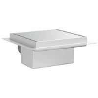 VidaXL 2 in 1 doucheafvoer zilver 15 x 15 cm roestvrij staal 304 - thumbnail
