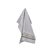 Bunzlau Castle Bunzlau Castle Belle Fleur theedoek 65x65 Grey - thumbnail