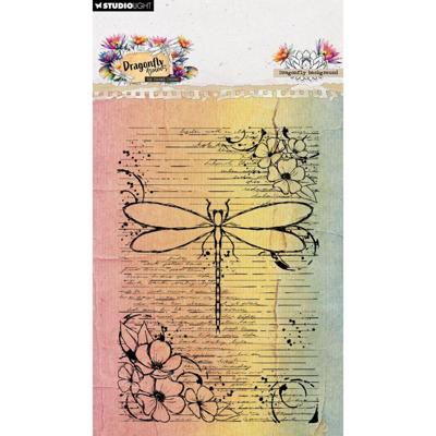 Studio Light • hazel eaton clear stamp dragonfly background dragonfly dreams 93x136x3mm
