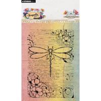 Studio Light • hazel eaton clear stamp dragonfly background dragonfly dreams 93x136x3mm - thumbnail