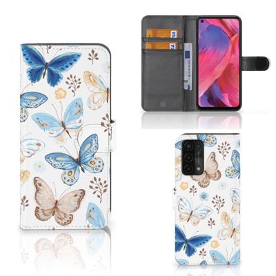 Telefoonhoesje | Met pasjeshouder | voor OPPO A54 5G | A74 5G | A93 5G Vlinder