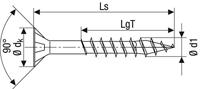 SPAX 0197000500403 R 88091 Senkkopf T-STAR TG Houtschroef 5 mm 40 mm T-STAR plus RVS A2 200 stuk(s) - thumbnail