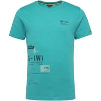 PME Legend T-shirt met printopdruk turquoise - thumbnail