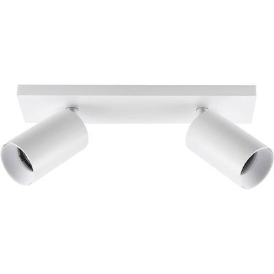 Deko Light 348247 Can Tilt eckig, 2x 7,5 W GU10, Weiß Plafondopbouwarmatuur GU10 7.5 W Wit