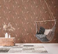 Livingwalls Metropolitan Stories. Travel Stories - Rood Bruin - Floral - 392181 - thumbnail