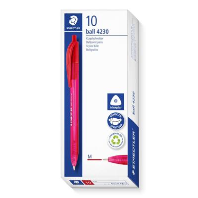 Pen Staedtler 4230 Rood 1 mm 10 Stuks - thumbnail