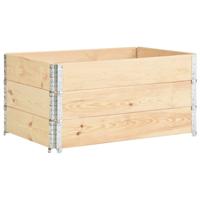 VidaXL Palletopzetranden 3 st 80x120 cm massief grenenhout - thumbnail