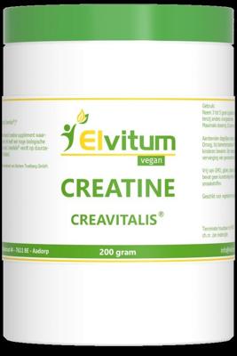 Elvitum Creatine monohydraat Creavitalis 200 Gram