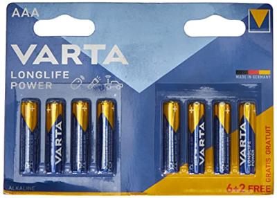 Varta Batt va longlife power lr03 aaa potlood krt a 8 - thumbnail
