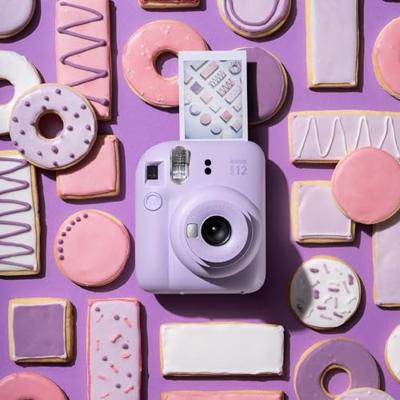Fujifilm instax mini 12 Lilac Purple Polaroidcamera Lilac Purple - thumbnail