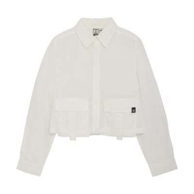 Indian Blue Jeans Winter t-shirt meisjes - wit - cropped