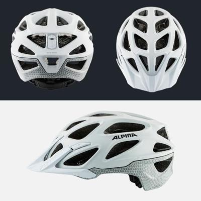 Olympic Sportswear Alpina sports mtb helm mythos reflective 52-57 wit