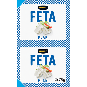 Jumbo Feta Kaas Plakken 2 x 75 g