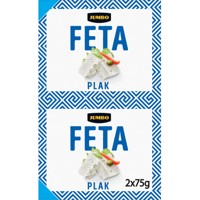 Jumbo Feta Kaas Plakken 2 x 75 g - thumbnail