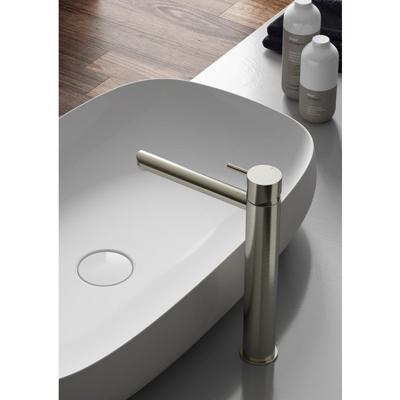 Wastafelmengkraan Hotbath Cobber 1-hendel Recht 28.6 cm Geborsteld Koper Living Colours