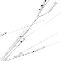 Berkenboom LED 672 LED's warmwit 400 cm wit - thumbnail