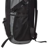 Hiking rugzak 40 L zwart en grijs - thumbnail