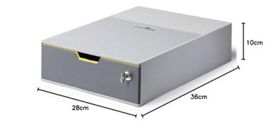 Durable VARICOLOR 1 SAFE - 7601 760127 Ladebox DIN A4 Meerdere kleuren 1 stuk(s)