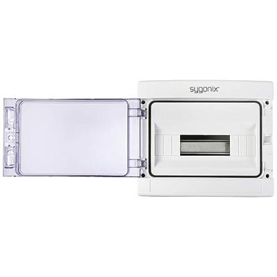 Sygonix SY-5491854 Kleine verdeelkast Oppervlakmontage Aantal groepen: 12 Aantal rijen: 1 Inhoud: 1 stuk(s)