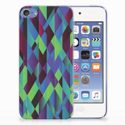 Apple iPod Touch 5 | 6 | TPU Hoesje | Abstract Green Blue