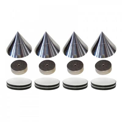 Dynavox SPIKES 4 STUKS CHROME