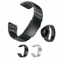 Stainless steel schakelband - Zilver - Garmin Quatix 8 - 47mm - thumbnail