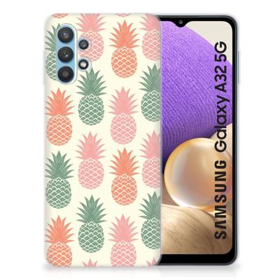 Samsung Galaxy A32 5G | Siliconen Case | Ananas Samsung Galaxy A32 5G | Siliconen Case | Ananas