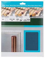 Bosch Accessoires Handschuurbladset | Metaal | 230X280 | mm | K180 | 4-delig - 2609256C68 - thumbnail