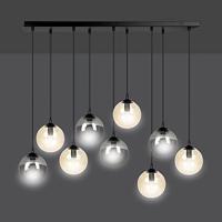 NADUVI Collection Glazen hanglamp eetkamer Cosmo 9-lichts - thumbnail