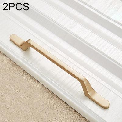 2 stuks 9008-160 moderne eenvoudige kast deur handvat lade kast zink legering handvat (goud)