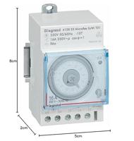 Legrand 412823 DIN-rail schakelklok Analoog 230 V 4000 W - thumbnail