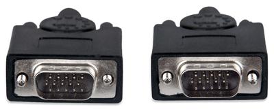 Manhattan VGA Aansluitkabel [1x VGA-stekker - 1x VGA-stekker] 3.00 m Zwart