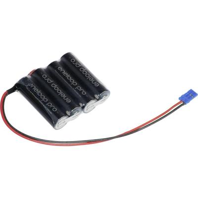 Panasonic eneloop Pro F1x4 Graupner Accupack Aantal cellen: 4 Batterijgrootte: AA (penlite) Kabel, Stekker NiMH 4.8 V 2450 mAh Panasonic eneloop Pro F1x4 Graupner Accupack Aantal cellen: 4 Batterijgrootte: AA (penlite) Kabel, Stekker NiMH 4.8 V 2450 mAh