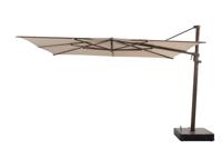 Finca zweefparasol beach met wenge houtlook frame 400 x 300 cm 4SO - 4so - thumbnail