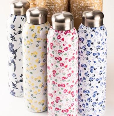 Laura Ashley giftset thermosfles Petit Flowers geel