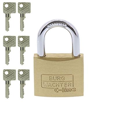 Burg Wächter 33661 Hangslot 40.00 mm Verschillend sluitend Messing Sleutelslot