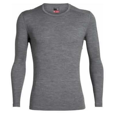Icebreaker Merino 260 Tech LS Crewe Thermoshirt Heren Gritstone Hthr-013 L
