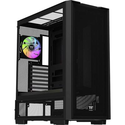 Thermaltake S380 TG ARGB Black Midi-tower PC-behuizing Zwart