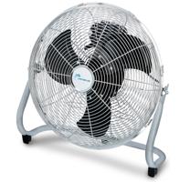 Lifetime Air Vloerventilator Chroom - 40 cm - thumbnail