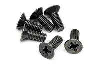 HPI - Flat head screw m3 x 8mm (6 pcs) (Z526) - thumbnail