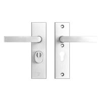 AXA AXA Edge Plus veiligheidsbeslag achterdeur rechth. kortschild Blok kruk/kruk PC55 met kerntrekbeveiliging SKG3 - aluminium - thumbnail